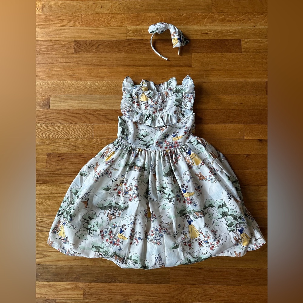 Janie and Jack Floral Dress with Headband